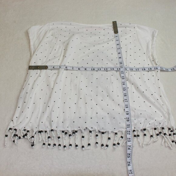 Rare House of the Gods Soul Survivor Keith Rolling Stones Beaded Fringe Shirt XS - Picture 6 of 7